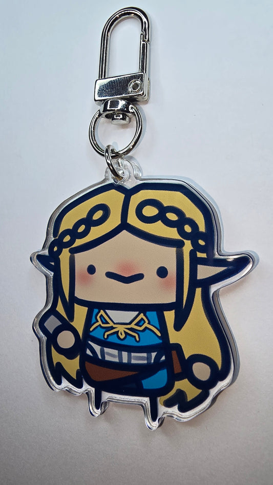 Happy rescued princess - Keychain